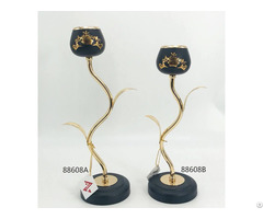 Black Gold Candle Holder