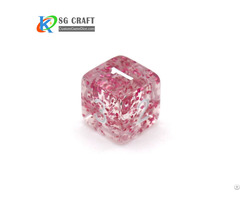 Pink Plastic Dice