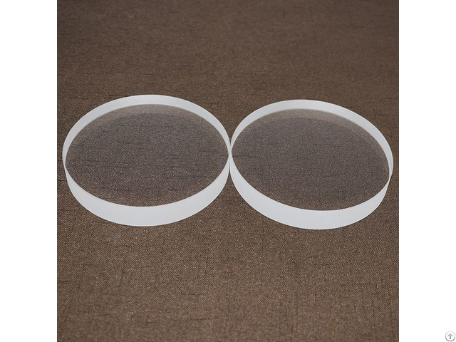 Od 100mm Thickness 3mm Clear Quartz Glass Disc