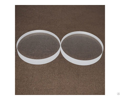 Od 100mm Thickness 3mm Clear Quartz Glass Disc