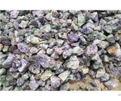 Fluorite Lumps Raw Material 70 Percent 75 Percent Grade With Customized Size