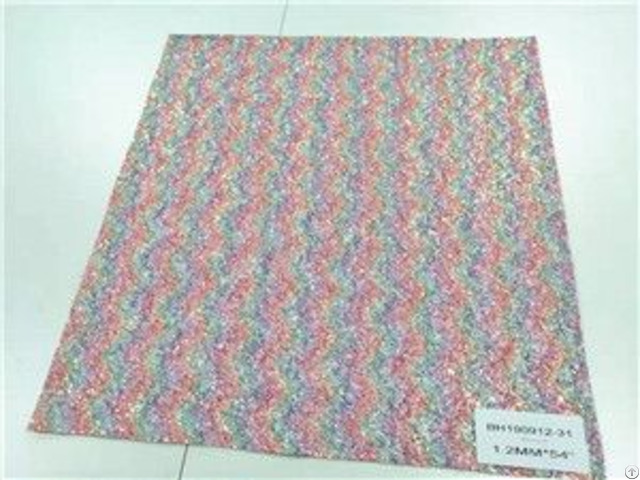 Bh190912 31 Shining Colorful Wave Glitter Leather 1 2mm 54 Inch