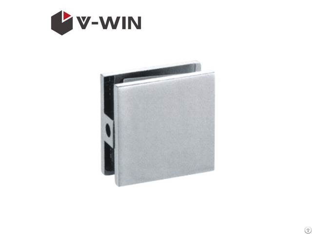 Single Hole Square Shower Door Glass Bracket