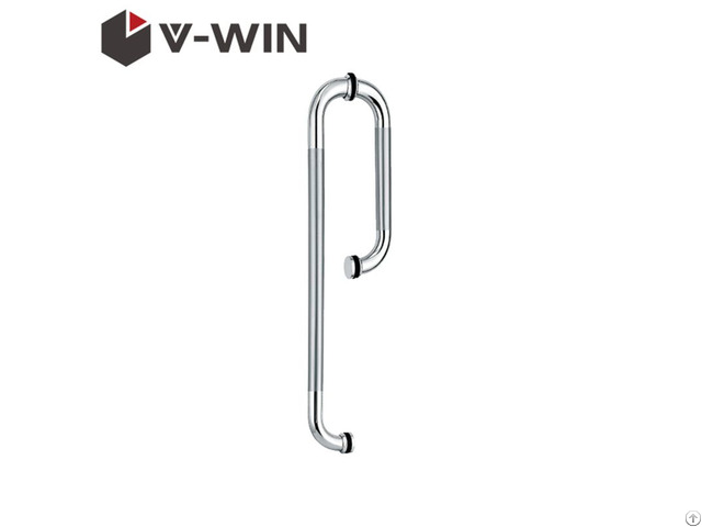 Stainless Steel Glass Door Handle For Shower And Amp