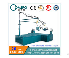 Fire Damper Fasten Table