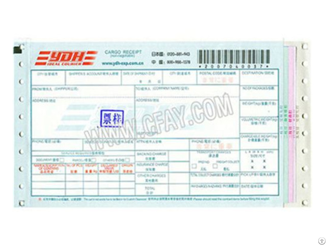 High Quality Air Waybill Printing For Logistic