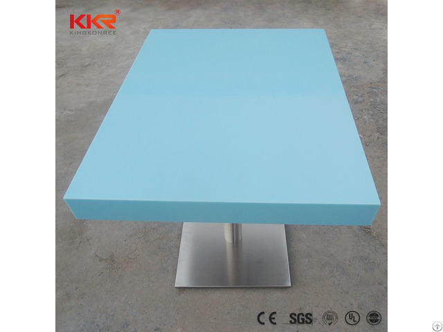 Factory Price Home Decorative Dinning Solid Surface Stone Tables With Chair Set