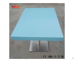 Factory Price Home Decorative Dinning Solid Surface Stone Tables With Chair Set