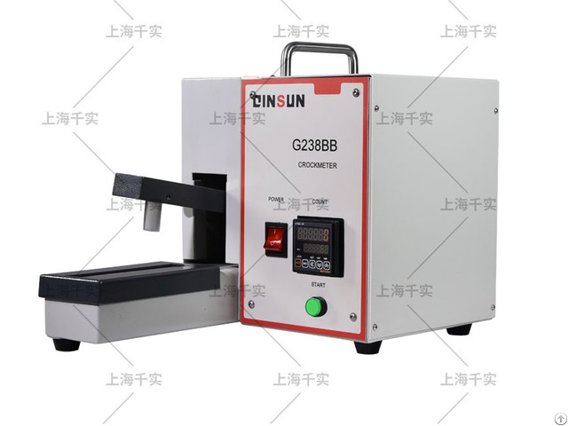 Dry Wet Rubbing Fastness Tester