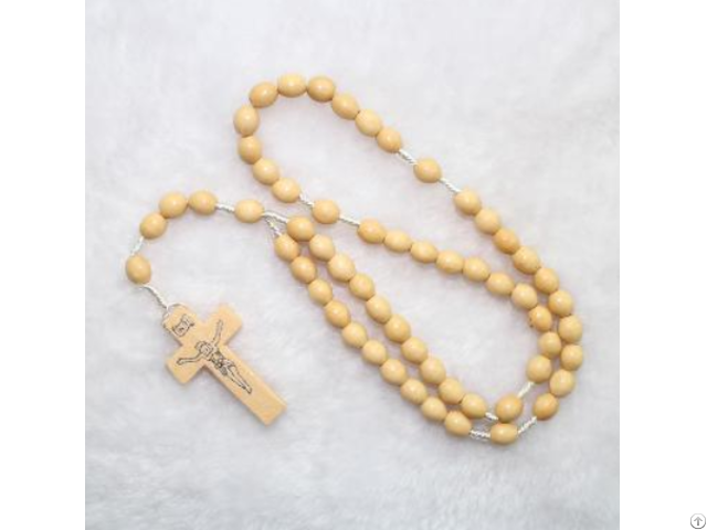 Catholic Religious Wooden Beads Rosaries Cr068