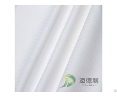 Polyester Herringbone Bleached Fabric