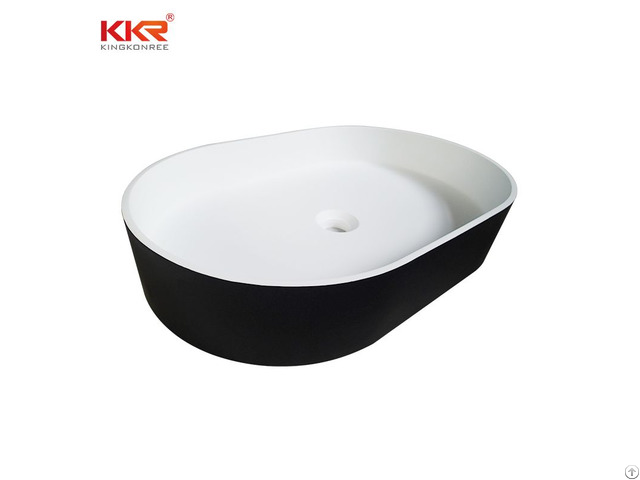 Kkr Factory Price Acrylic Solid Surface Basin