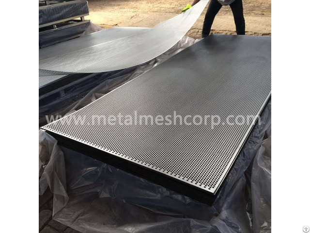 Perforated Metal 60 Degree Round Hole