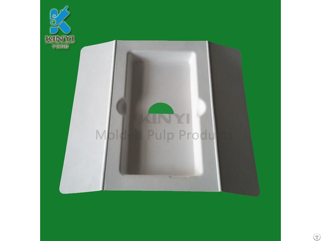 Eco Friendly Paper Pulp Mobile Phone Packaging Tray Container