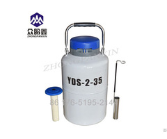 Aluminum Dewar Tank 2l Cryogenic Flask Semen 3 L Liquid Nitrogen Container