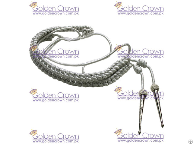 Military Silver Aiguillettes Supplier