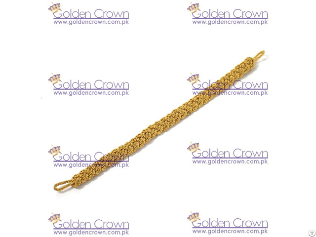 Military Gold Bullion Cap Chain