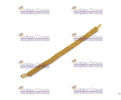 Military Gold Bullion Cap Chain