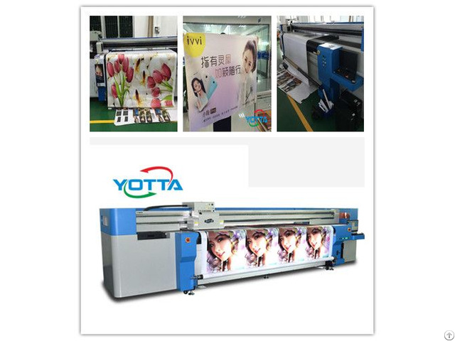 Yd3200 Rc Hybrid Uv Printer For Wall Background Large Format Printing Machine