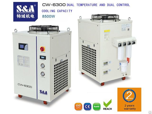 S And A Air Water Chiller For Cooling Ipg Laser With 2 Years Warranty