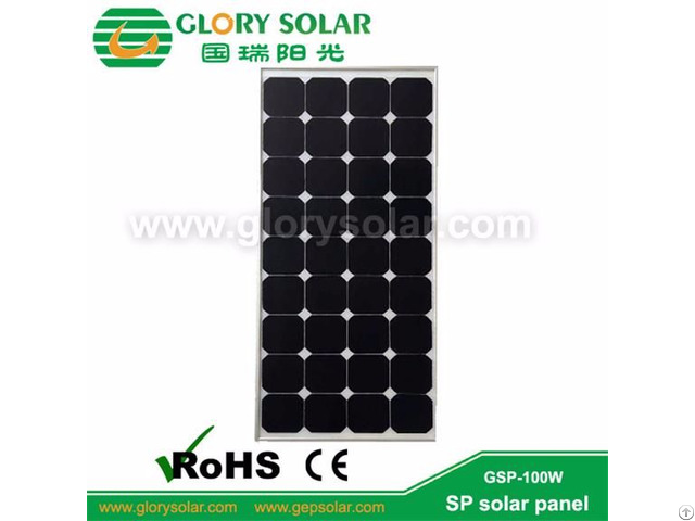 Sp Solar Panel 100w For Rv Golf Electric Car Yacht Boat Marine Tent Ect