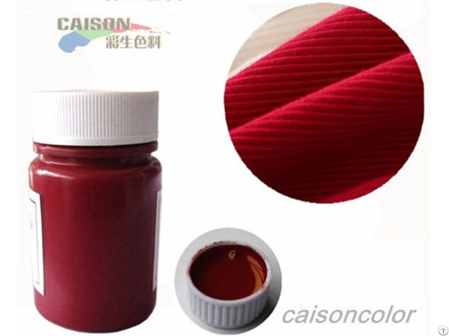 Eco Friendly Water Based Pigment Paste For Textile Dyeing