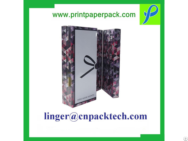 Custom Color Cosmetic Paper Gift Packaging Box With Logo