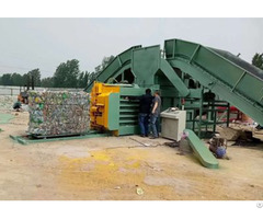 Pet Bottle Horizontal Baler Machine