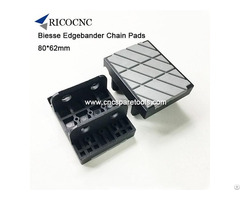 80x62mm Edgebander Conveyor Chain Pads For Biesse Edgebanding Machine