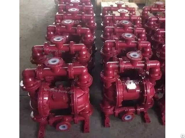 Qbk Cast Iron Lined With Fluoroplastic Pneumatic Diaphragm Pump