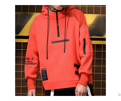 Custom Half Zip Embroidered Pullover Oversized Hoodies