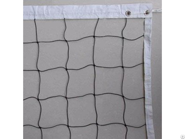 Pe Volleyball Net With Weaving Tape Band