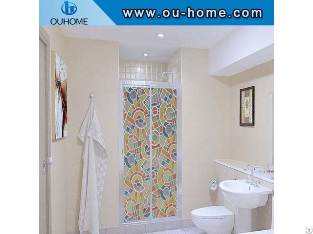 H808 3d Static Decorative Privacy Window Glass Sticker