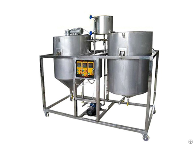 Guangxin 1000kgs D Edible Sunflower Cooking Oil Refining Machine