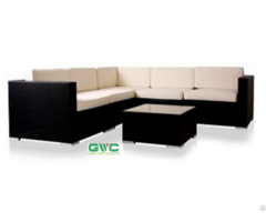 Luxury Pe Rattan Sofa Set