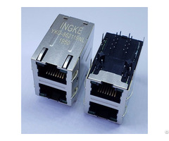 Ingke Ykg 862119nl Direct Substitute Te 1840855 1 2 Port 1000 Base T Rj45 Magnetic Jack Through Hole