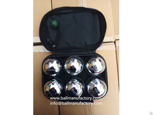 Supply Metal Leisure Boules Sets Petanque Ball For Entertainment