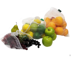 Zero Waste Eco Friendly Grocery Shopping Mesh Produce Bags For Fruit And Vegetable