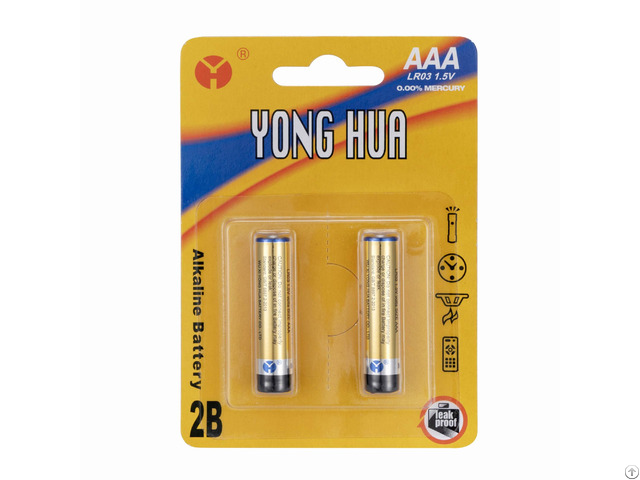 High Power Durable And Long Lasting 1 5v Lr03 Aaa Alkaline Battery