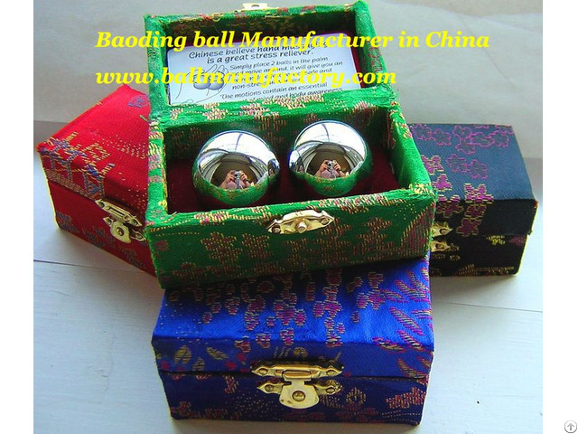 Sell Chinese Meditation Health Baoding Ball In Silver Color