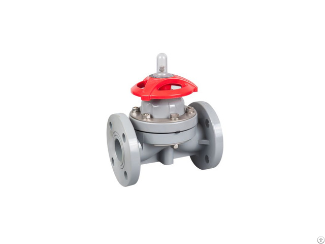 Diaphragm Valve Flanged Cpvc