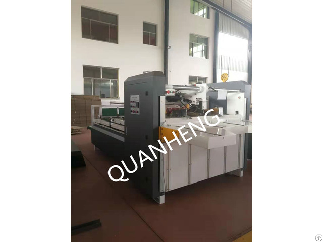 Qh Manual Corrugated Cardboard Folder Gluer Machine