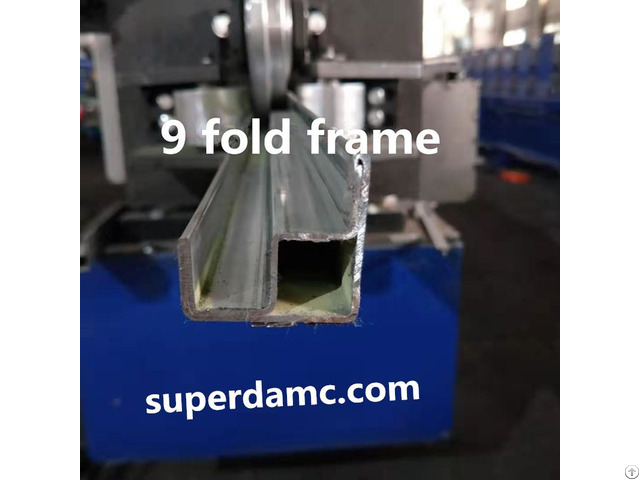 Electric Cabinet 9 Fold Frame Roll Forming Machine