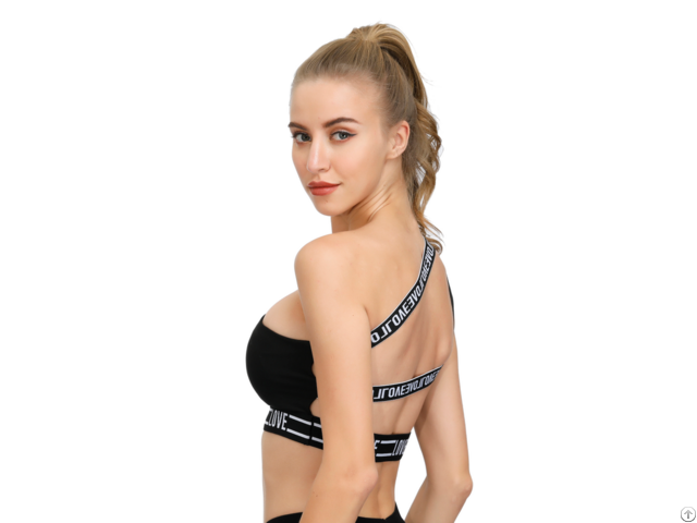 One Shoulder Sports Bra