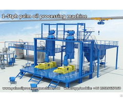 Small Scale Palm Oil Making Machine With Capacity 1 5tph