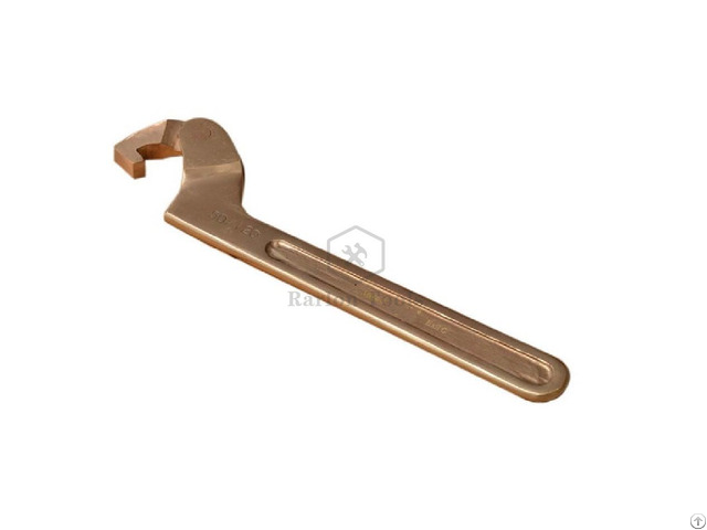 Non Sparking Adjustable Hook Wrench No 1104