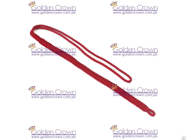 British Army Braided Lanyard Red