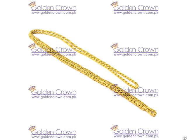 British Army Braided Lanyard Yellow