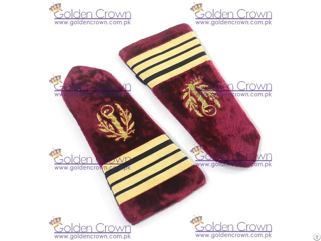 Military Shoulder Epaulettes Embroidered