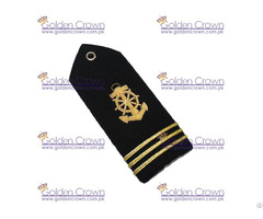 Merchant Marine American Navy Shoulder Boards Anchor Three Bar